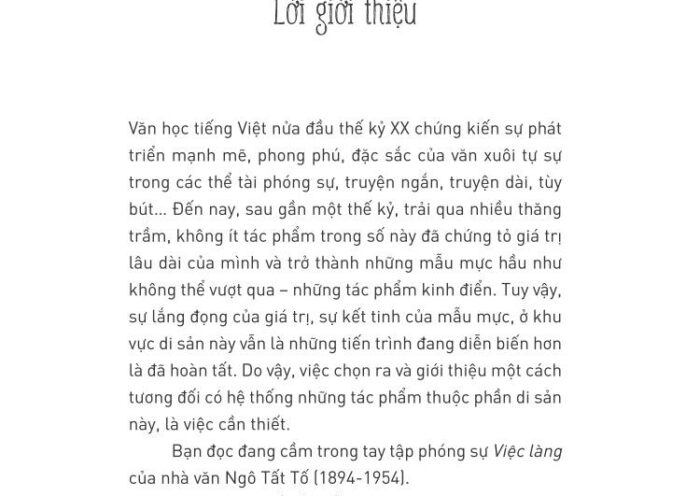Đọc thử: Việc làng